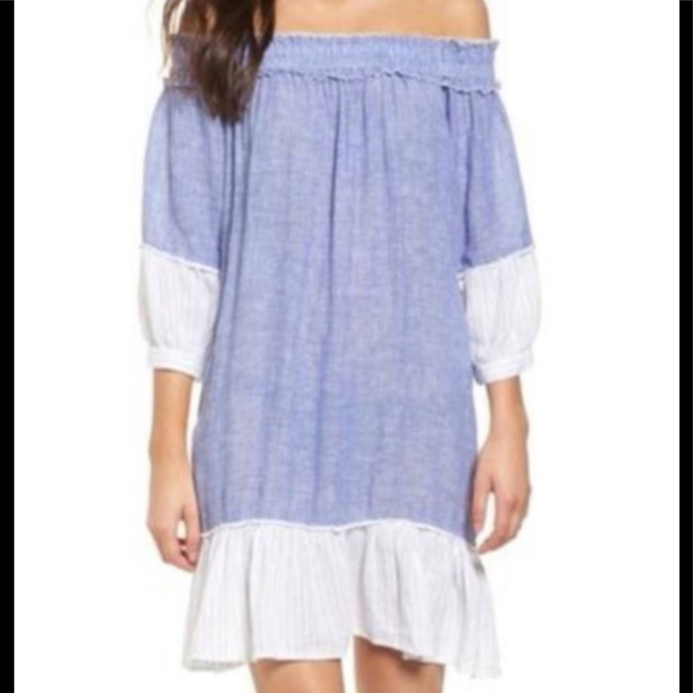 Rails striped dress